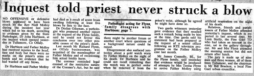 Niall never struck a blow