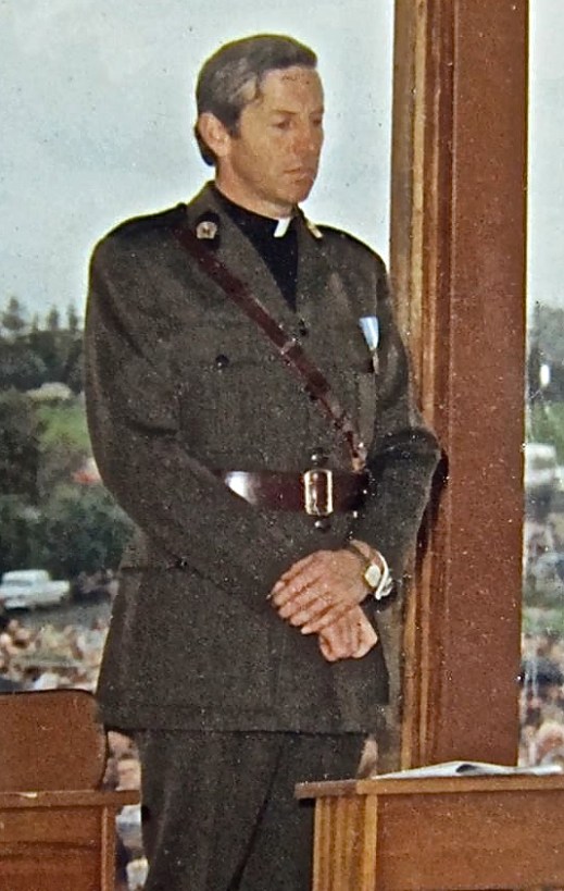 Fr Niall served as a Chaplin in the Irish Army