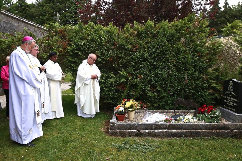 Prayers at graveside of fr. 8th July 2015 Niall Molloy